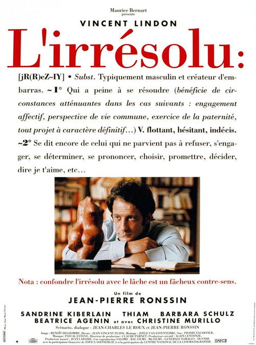 L'irrésolu official trailer poster