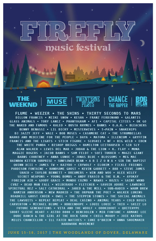 Muse - Live at Firefly Music Festival official trailer poster