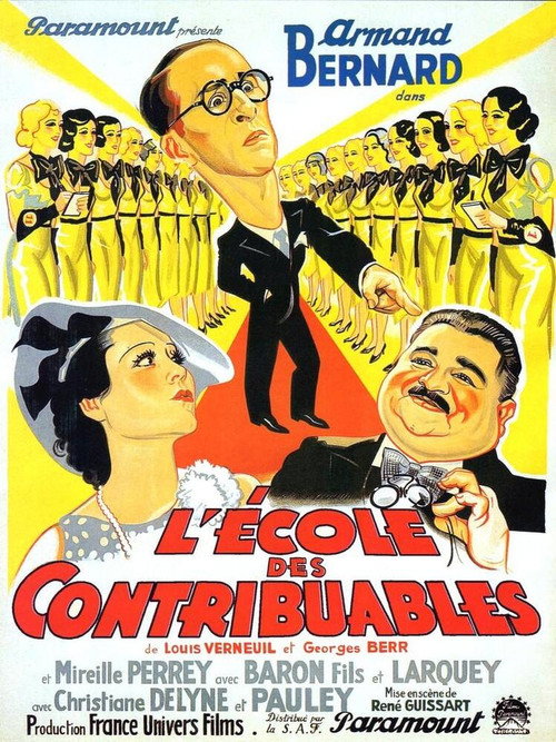 L'École des contribuables official trailer poster