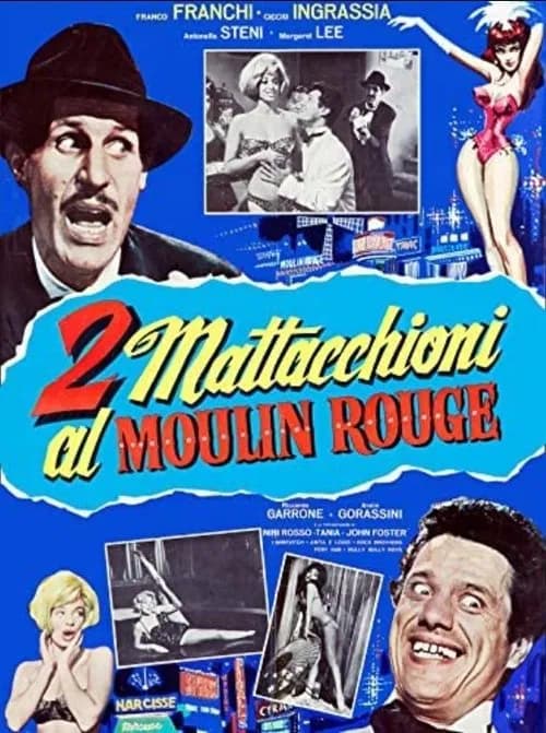 2 mattacchioni al Moulin Rouge official trailer poster