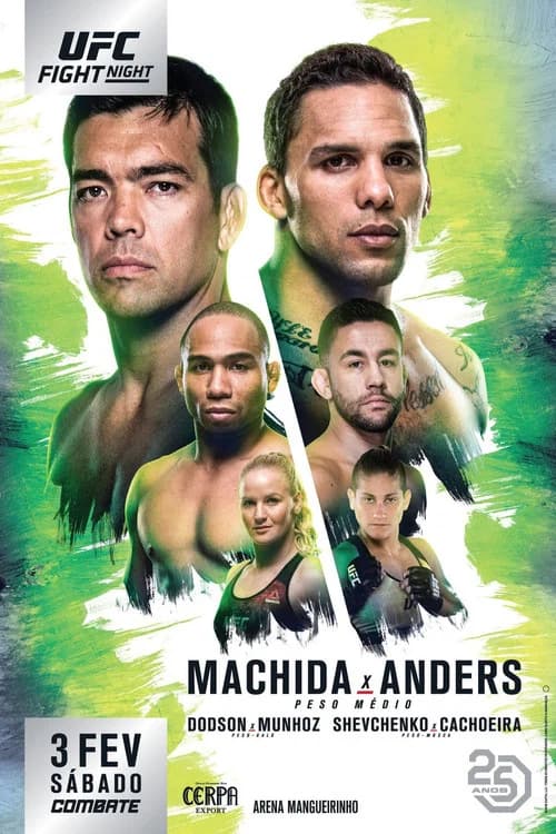 UFC Fight Night 125: Machida vs. Anders official trailer poster