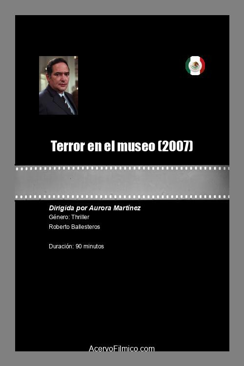 Terror en el museo official trailer poster