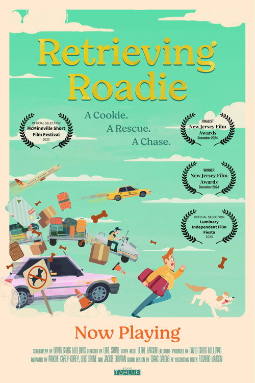 Retrieving Roadie official trailer poster