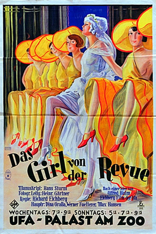 Das Girl von der Revue official trailer poster