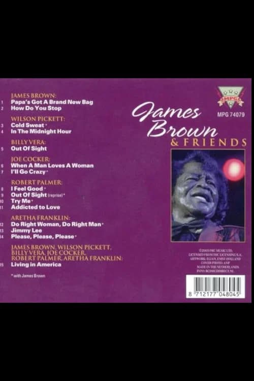 James Brown & Friends: A Night of Super Soul official trailer poster