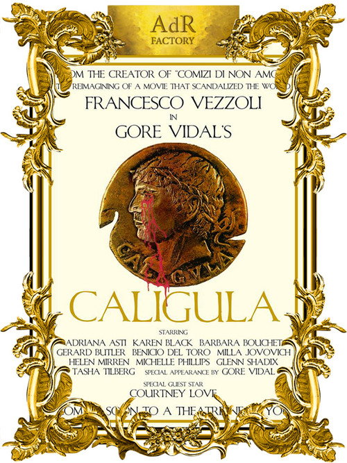 Trailer for a Remake of Gore Vidal's Caligula official trailer poster