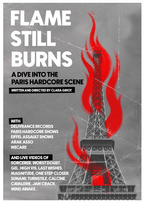 Flame Still Burns - A Dive Into the Paris Hardcore Scene official trailer poster
