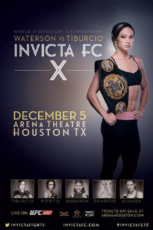 Invicta FC 10: Waterson vs. Tiburcio official trailer poster