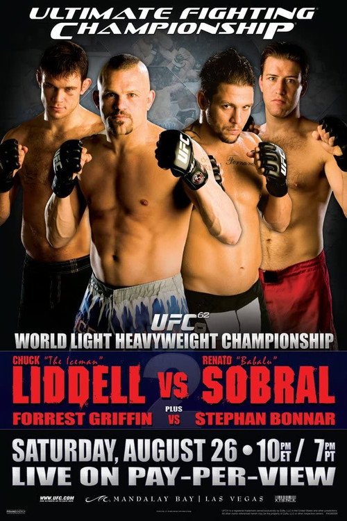 UFC 62: Liddell vs. Sobral official trailer poster