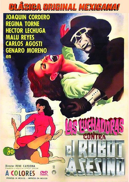 Wrestling Women vs. the Killer Robot official trailer poster