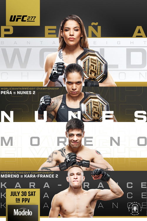 UFC 277: Peña vs. Nunes 2 official trailer poster