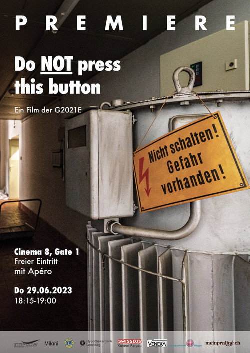 Do NOT press this button official trailer poster