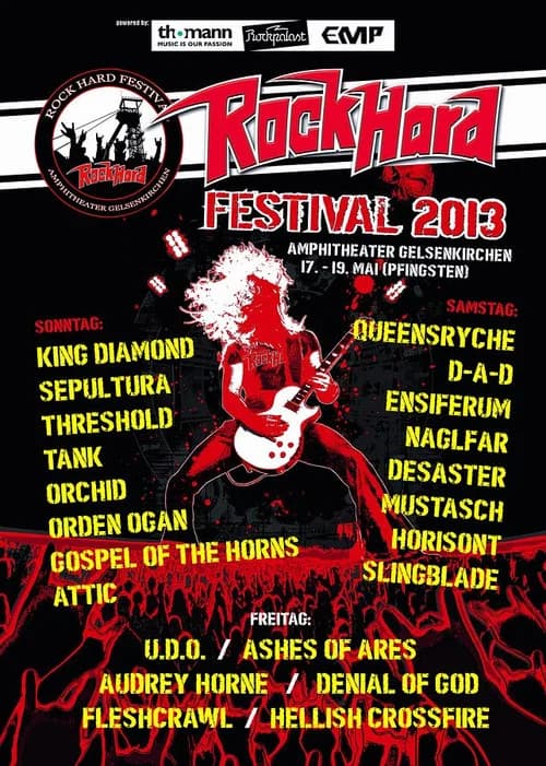 Threshold: Live At The Rock Hard Festival 2013 official trailer poster