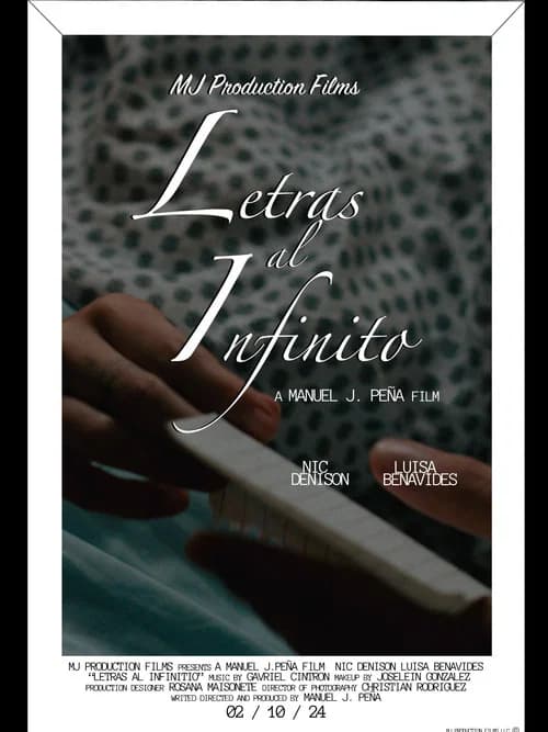 Letras al Infinito official trailer poster