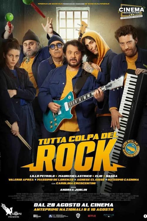 Tutta colpa del rock official trailer poster