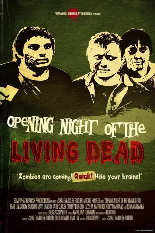 Opening Night of the Living Dead official trailer poster