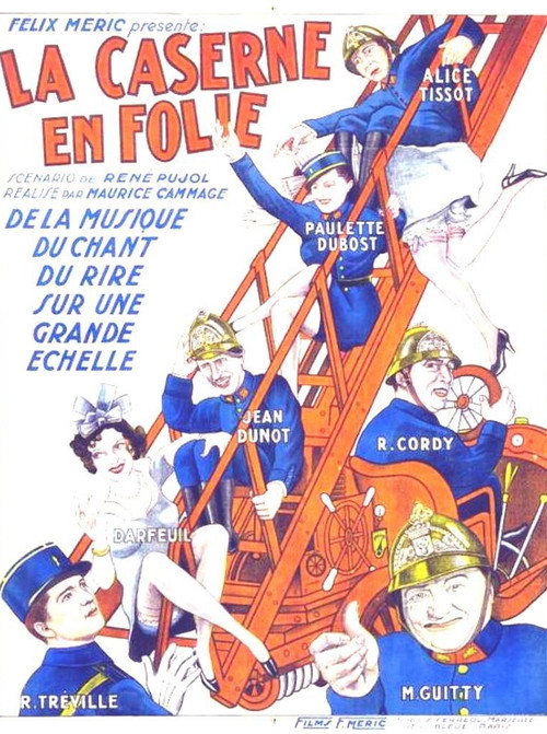 La caserne en folie official trailer poster