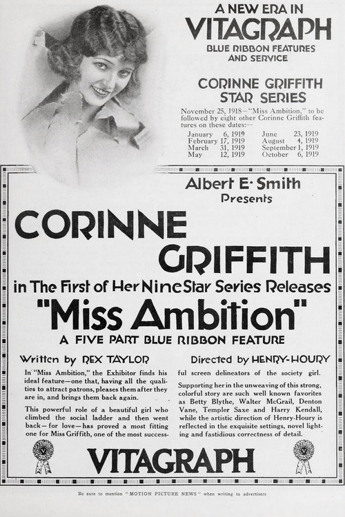 Miss Ambition official trailer poster