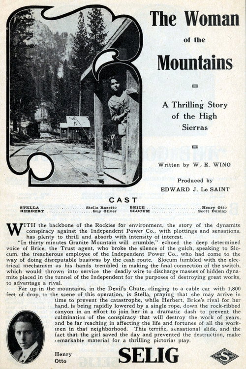 The Woman of the Mountains official trailer poster