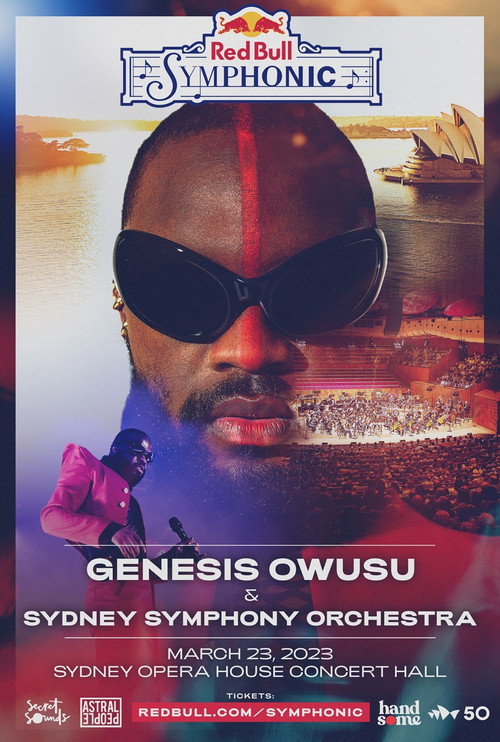 Red Bull Symphonic with Genesis Owusu and Sydney Symphony Orchestra official trailer poster
