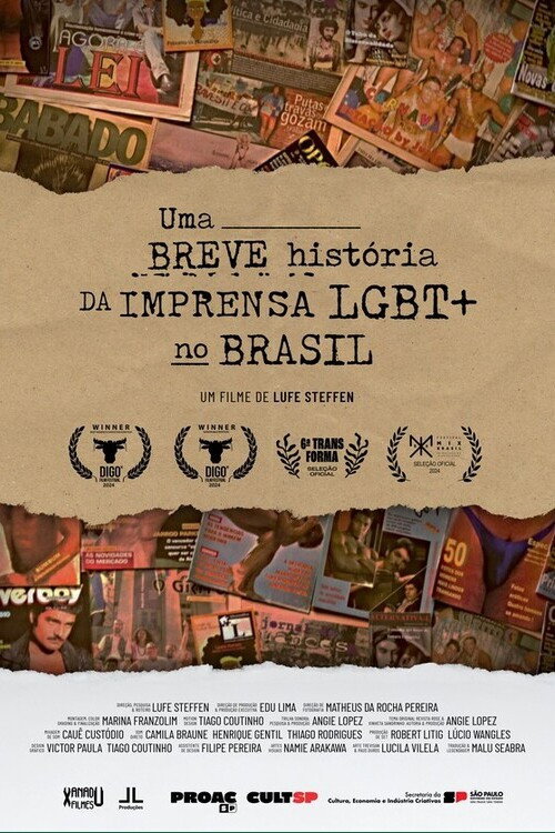 Uma Breve História da Imprensa LGBT+ no Brasil official trailer poster