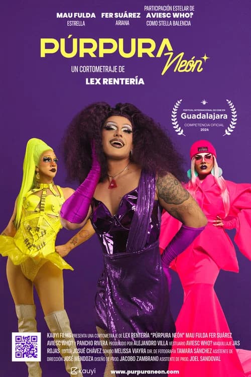 Neon Purple official trailer poster