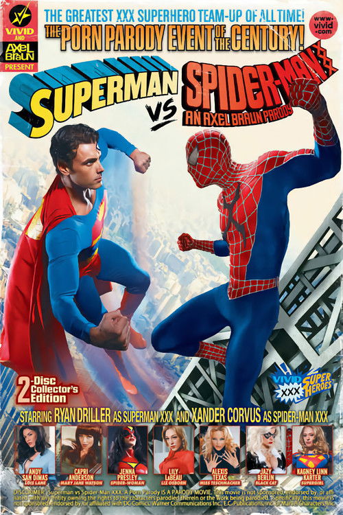 Superman vs Spider-Man XXX: An Axel Braun Parody official trailer poster