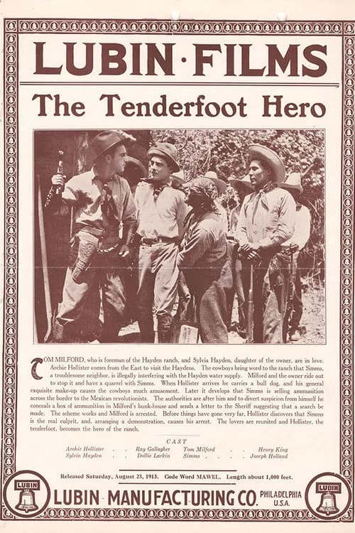 The Tenderfoot Hero official trailer poster