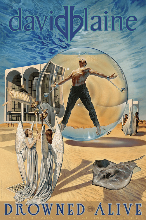 David Blaine: Drowned Alive official trailer poster