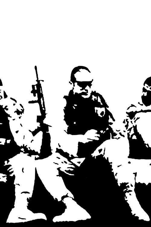 La Section "White", Bagdad 2004 official trailer poster