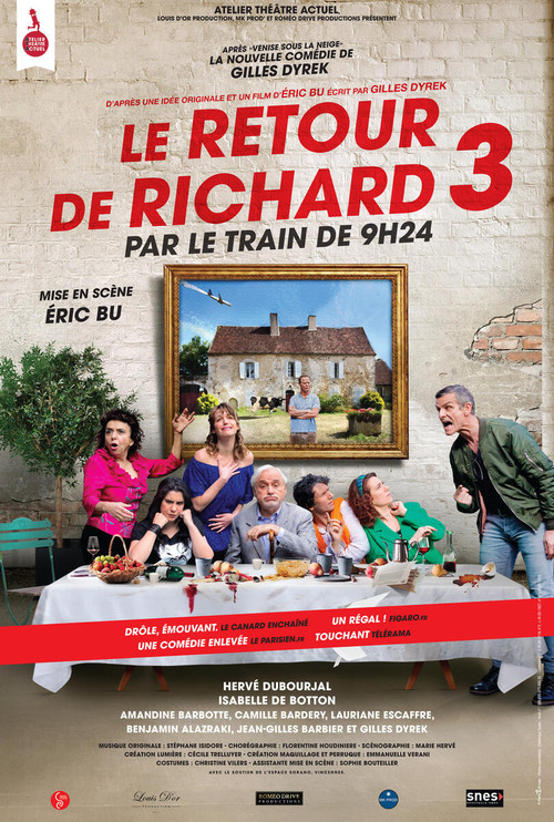 Le retour de Richard 3 par le train de 9h24 official trailer poster