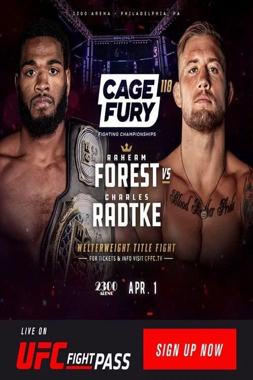 CFFC 118 official trailer poster