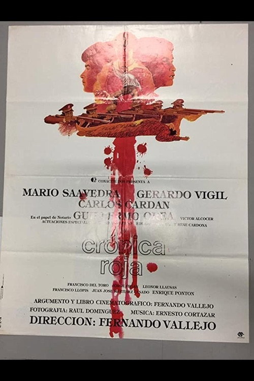 Crónica roja official trailer poster