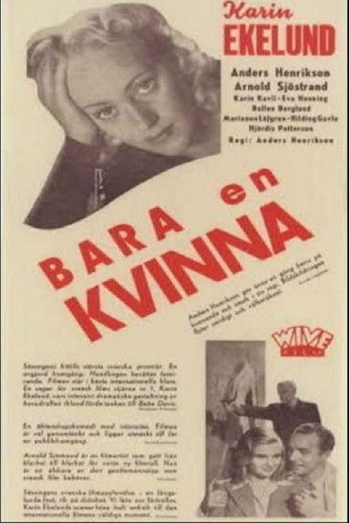 Bara en kvinna official trailer poster