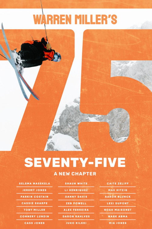 Warren Miller's 75 official trailer poster