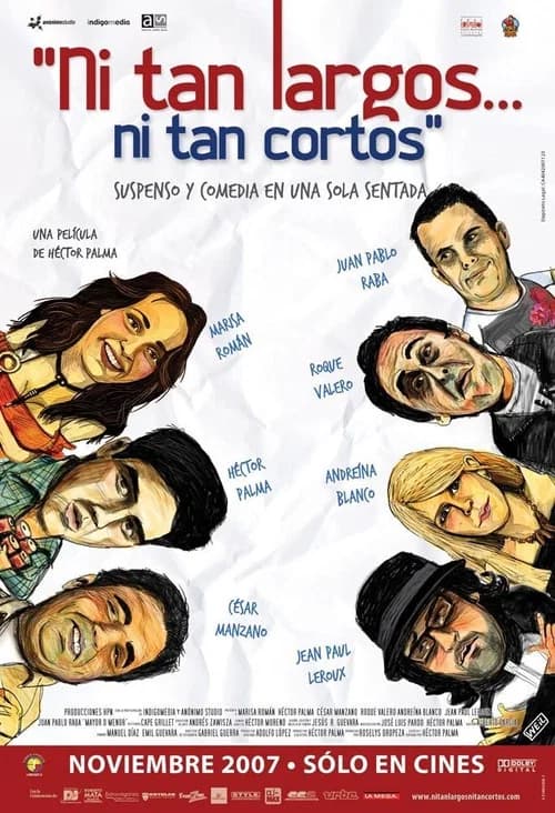 Ni tan largos... ni tan cortos official trailer poster