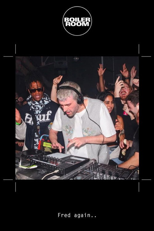 Fred again..: Live at Boiler Room London official trailer poster