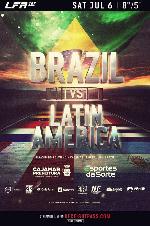 LFA 187: Brazil vs. Latin America official trailer poster