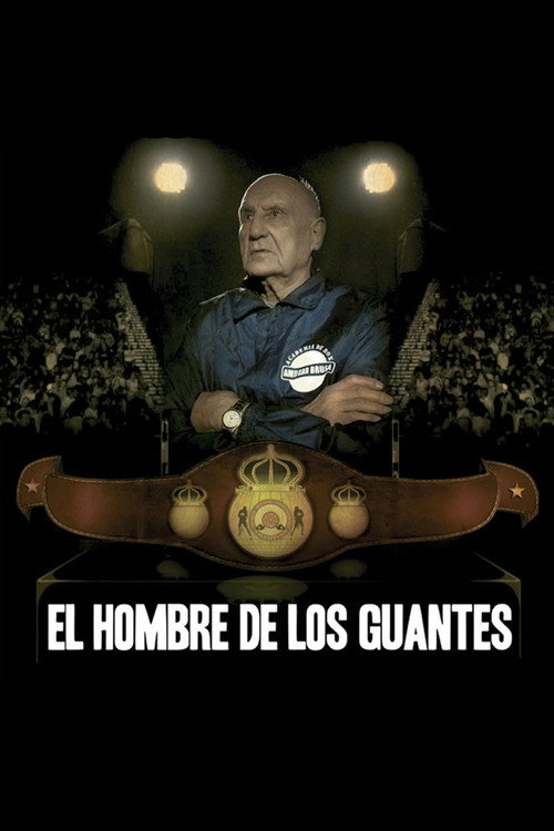 El hombre de los guantes official trailer poster
