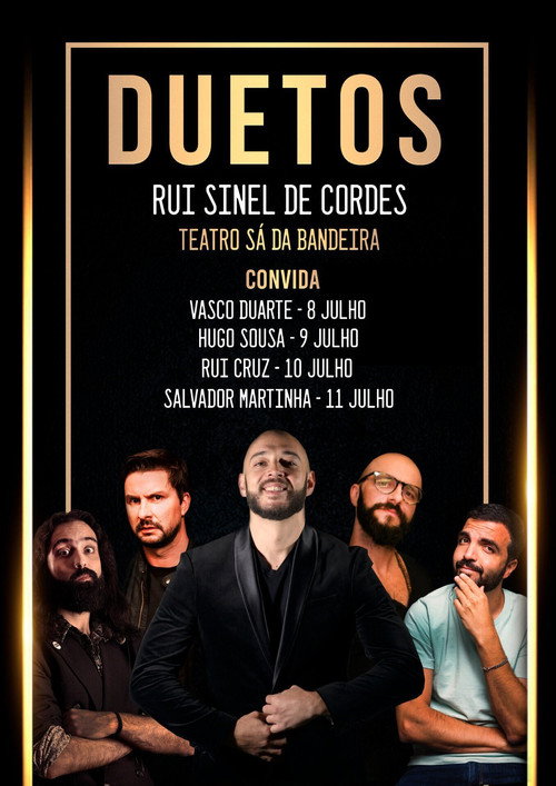 Rui Sinel de Cordes: Duetos official trailer poster