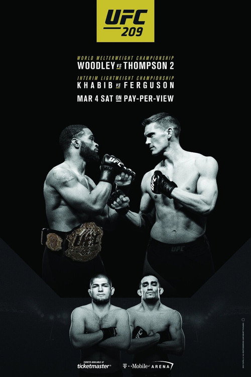 UFC 209: Woodley vs. Thompson 2 official trailer poster