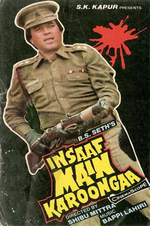 Insaaf Main Karoonga official trailer poster