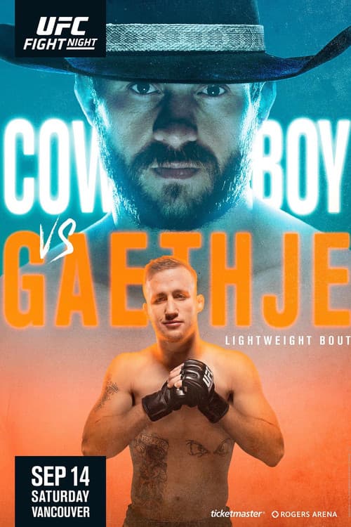 UFC Fight Night 158: Cerrone vs. Gaethje official trailer poster