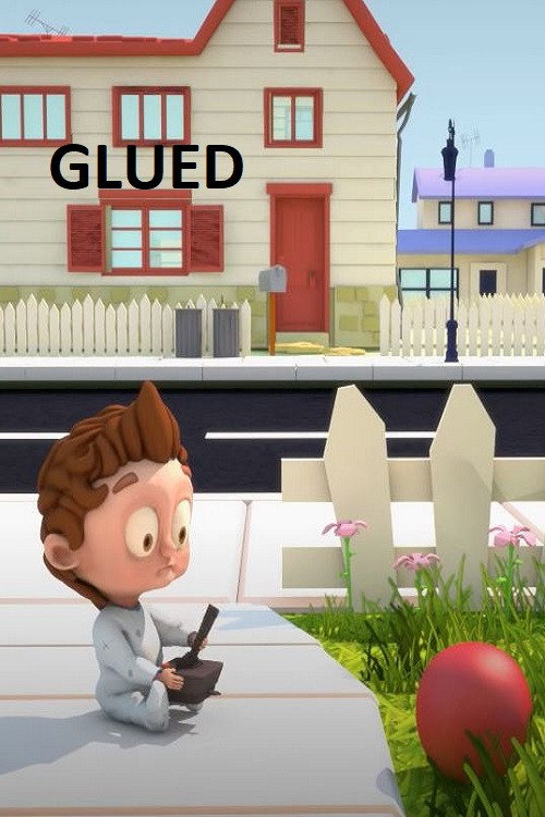 Glued official trailer poster