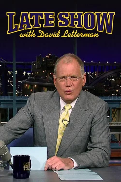 Late Show with David Letterman official trailer poster