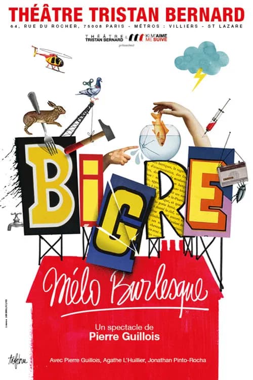 Bigre, mélo burlesque official trailer poster