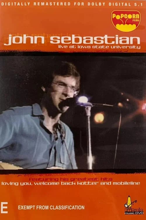 John Sebastian - Live at Iowa State University official trailer poster
