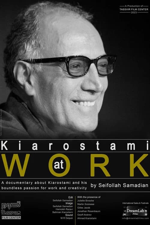 Kiarostami at Work official trailer poster