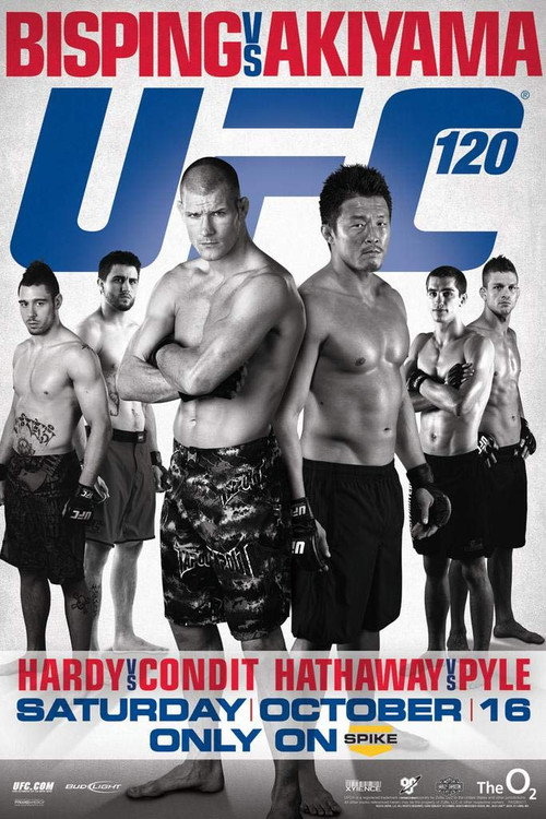 UFC 120: Bisping vs. Akiyama official trailer poster