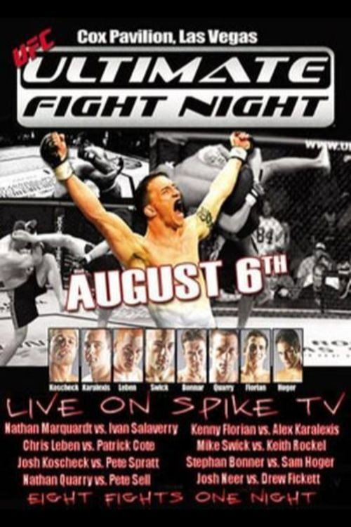 UFC Fight Night 1: Marquardt vs. Salaverry official trailer poster